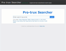 Tablet Screenshot of pro-trux.com